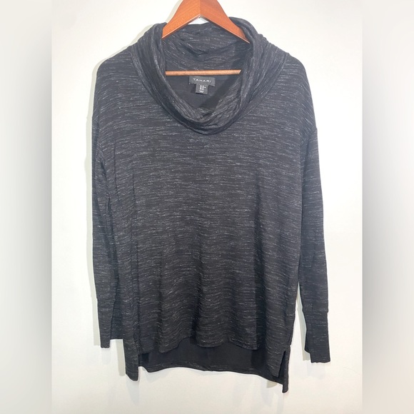 NWOT Tahari cowl neck over-sized sweatshirt - Picture 1 of 11